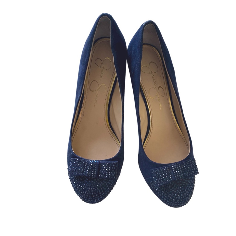 Jessica Simpson- No Place Like Home- Blue Heels